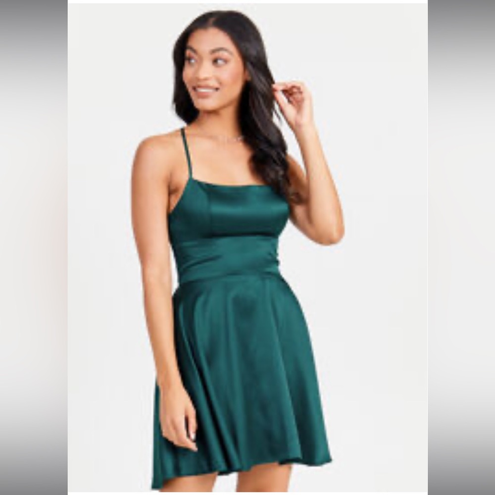 Altar’d State Kylen Dress Dark Teal